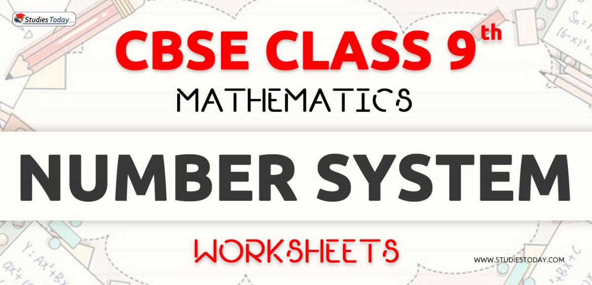 Worksheets For Class 9 Number System